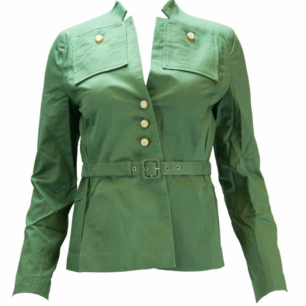 Alice's Pig Green Utility Jacket with Belt